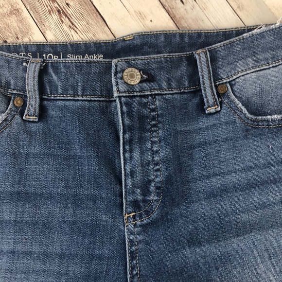 Talbots flawless distressed cropped jeans - Picture 4 of 5